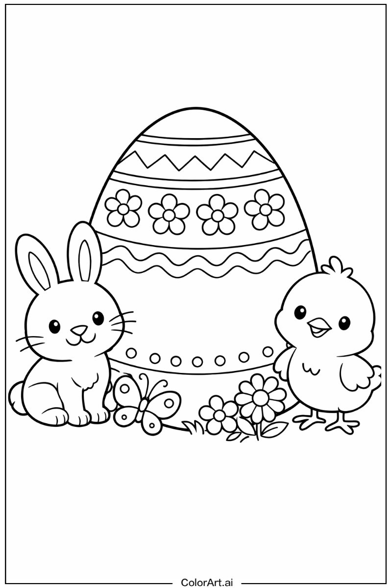 Easter egg with Friends 4