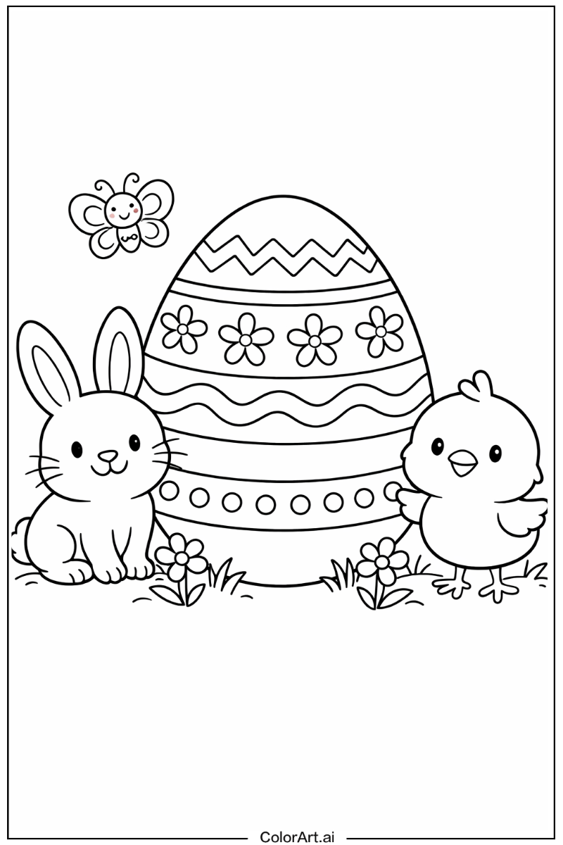 Easter egg with Friends 5