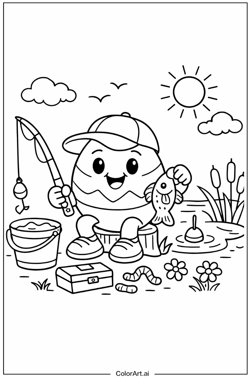 Easter egg Having Fun