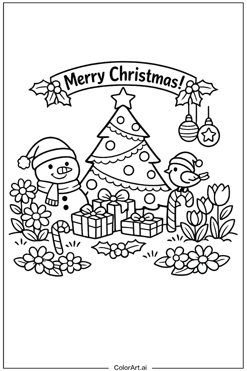 easy christmas in a Garden 3