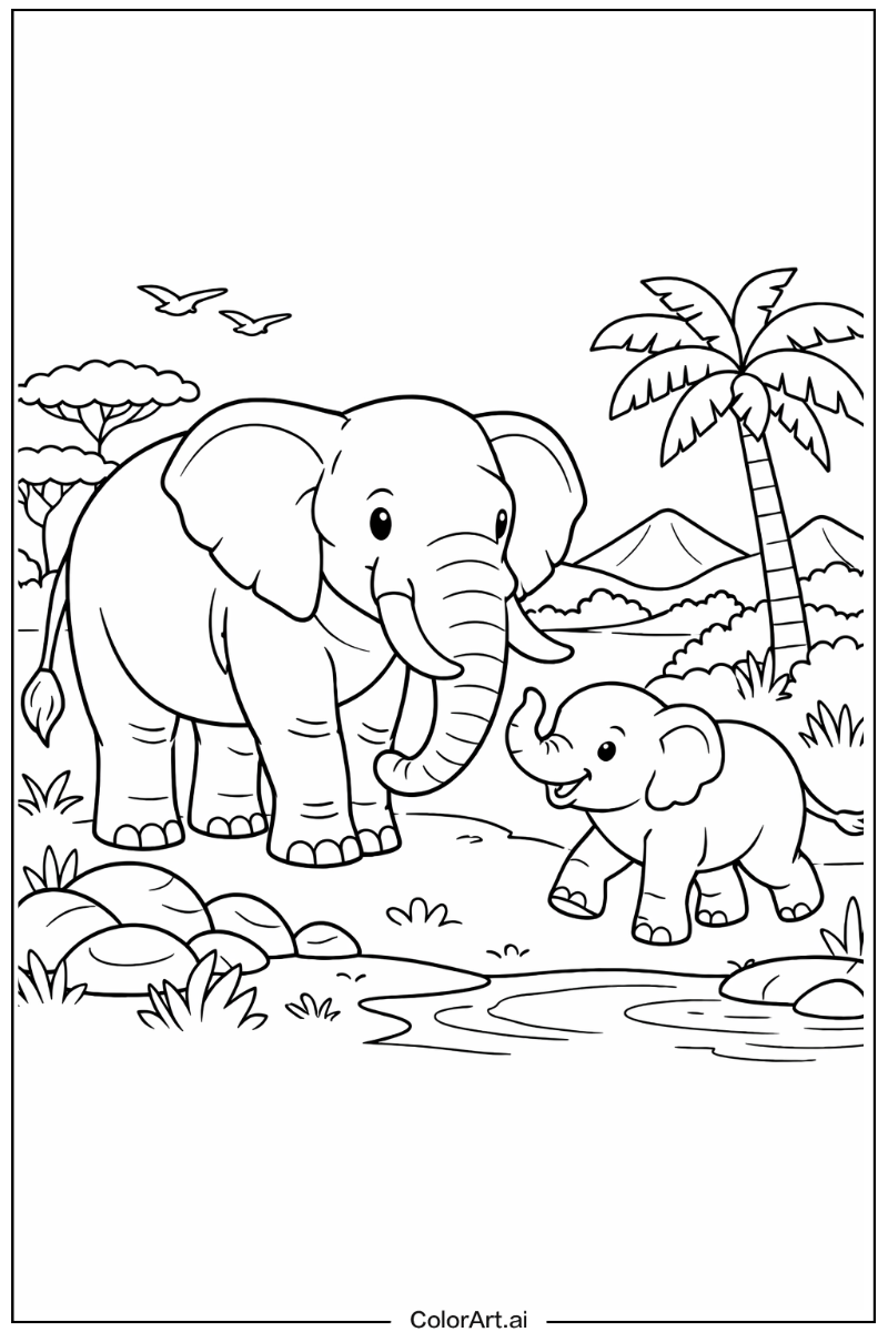 Elephant with Thick skin Theme