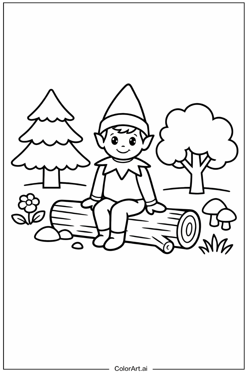 elf on the shelf in Nature 2