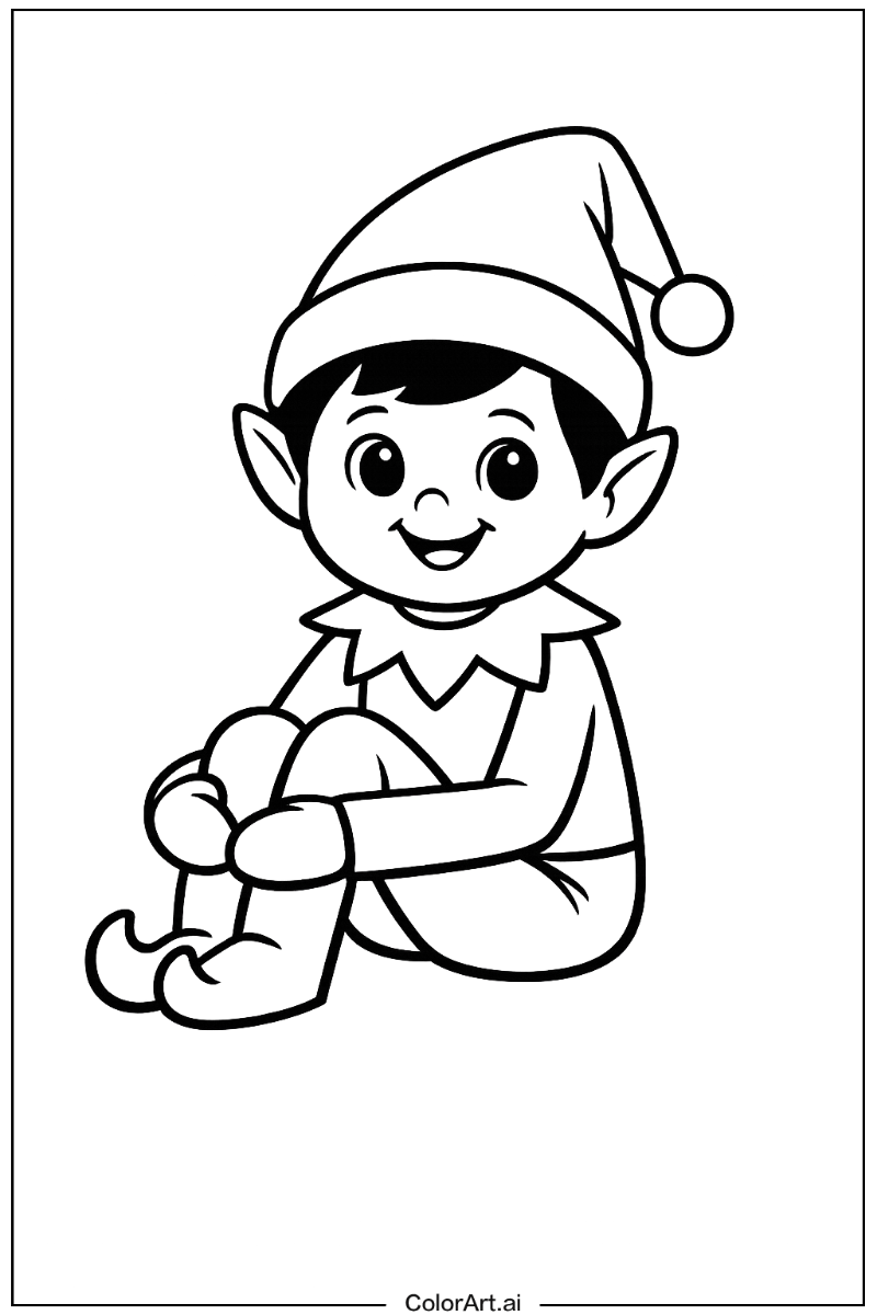 Happy elf on the shelf 1