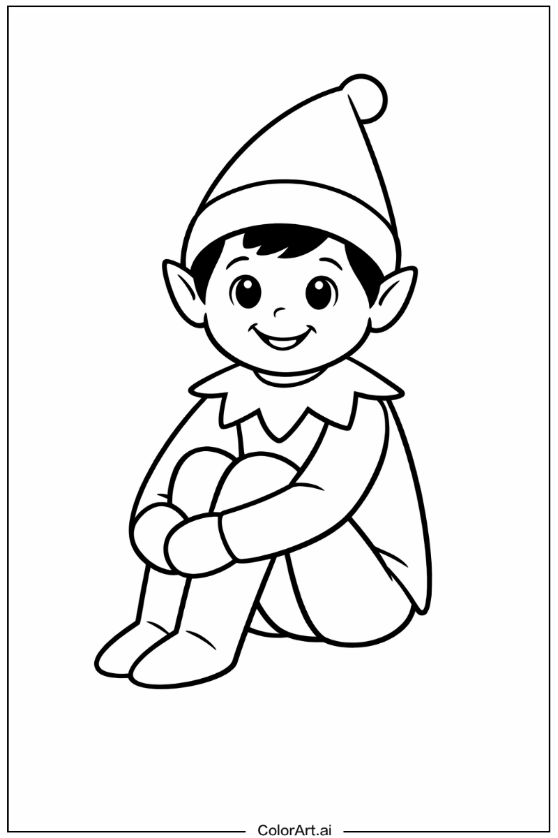 Smiling elf on the shelf 3