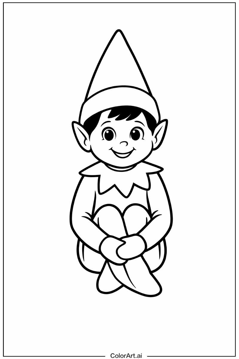 Smiling elf on the shelf 1