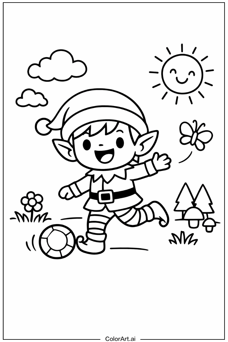 Elf Playing Outside 5