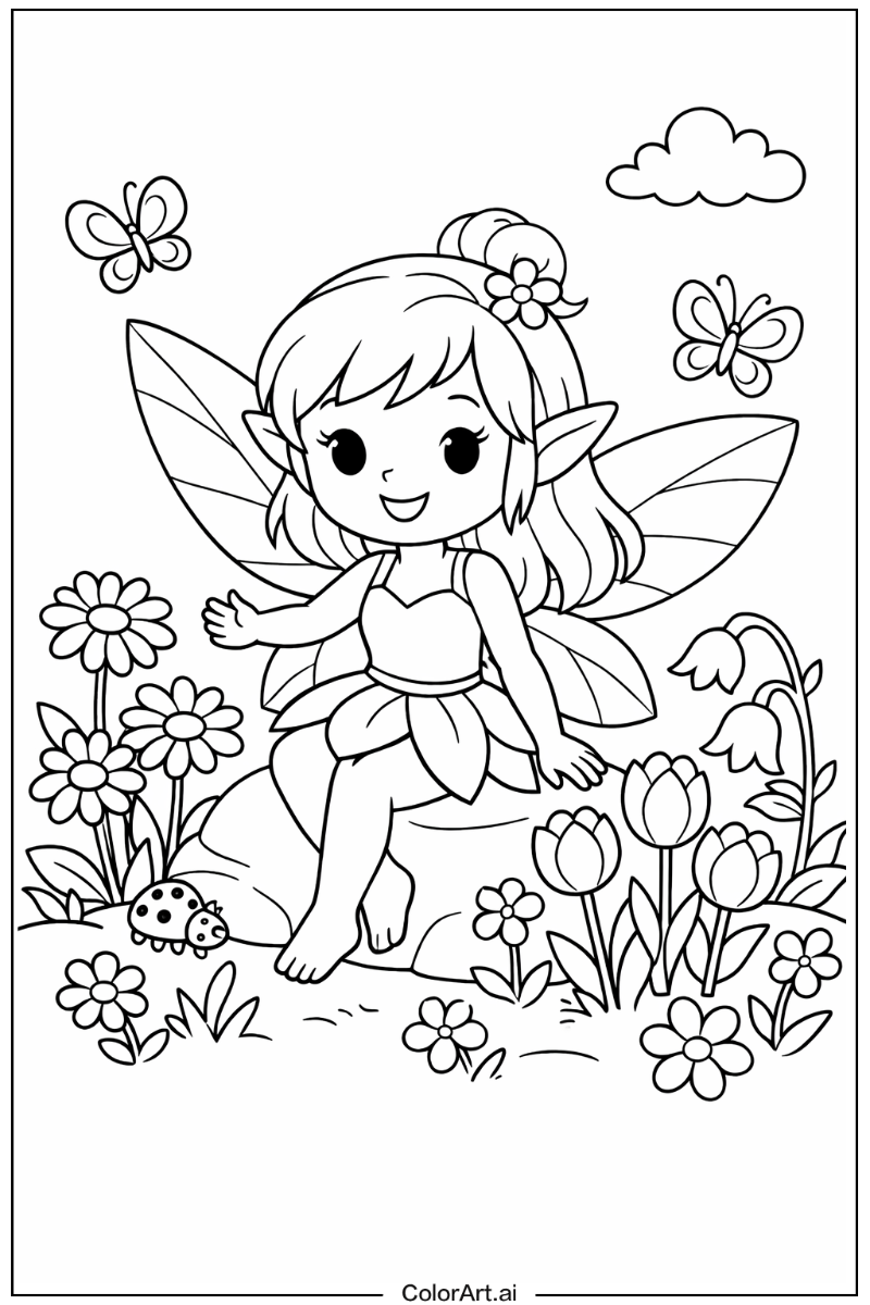 Fairy in a Garden 2