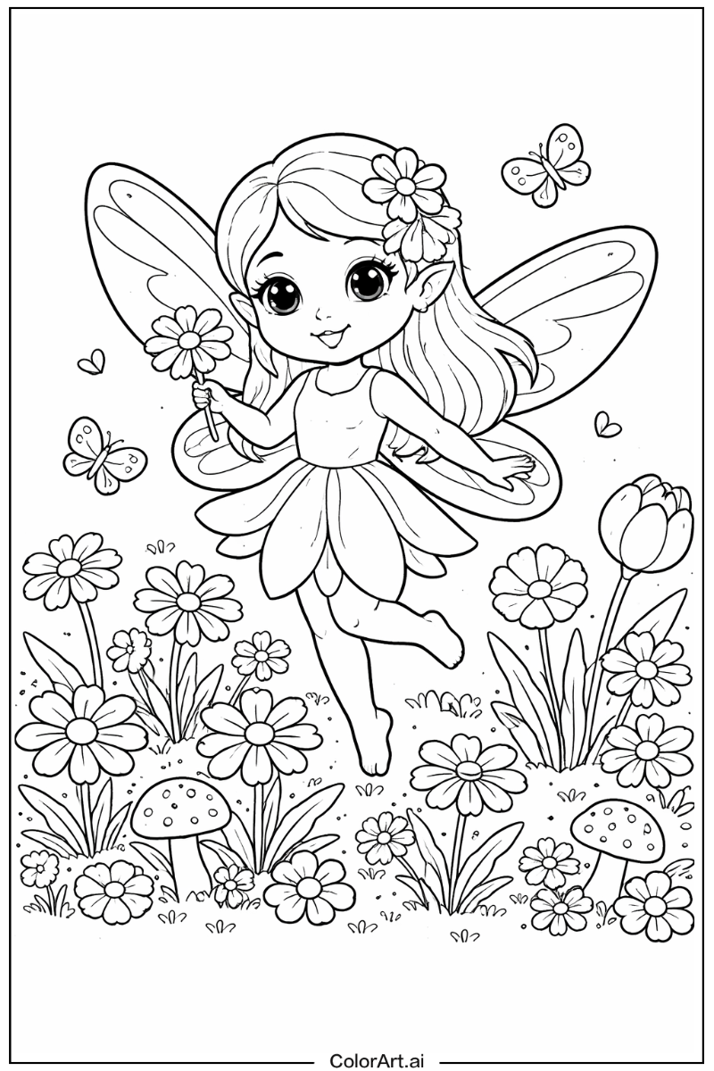 Fairy in a Garden 3