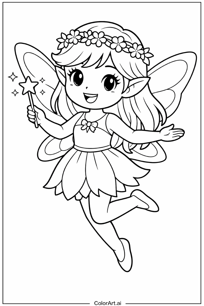 Happy Fairy Portrait