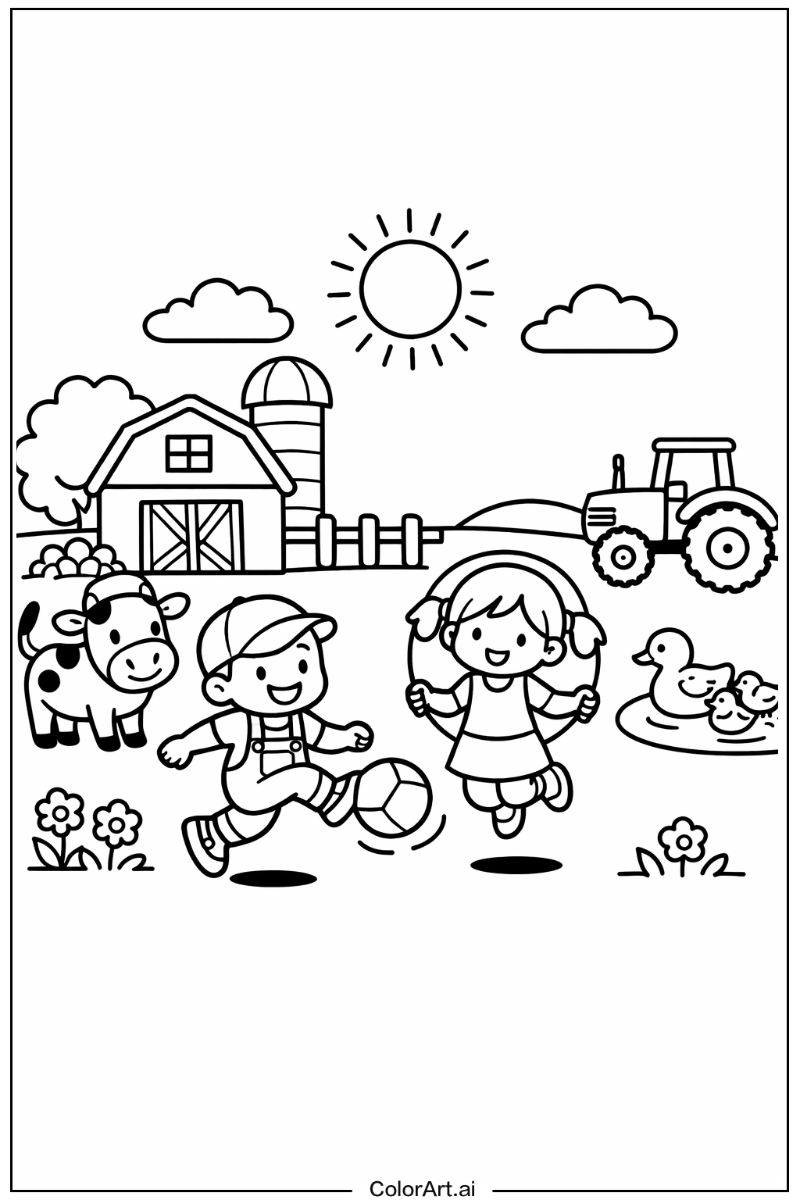 farm Playing Outside 4