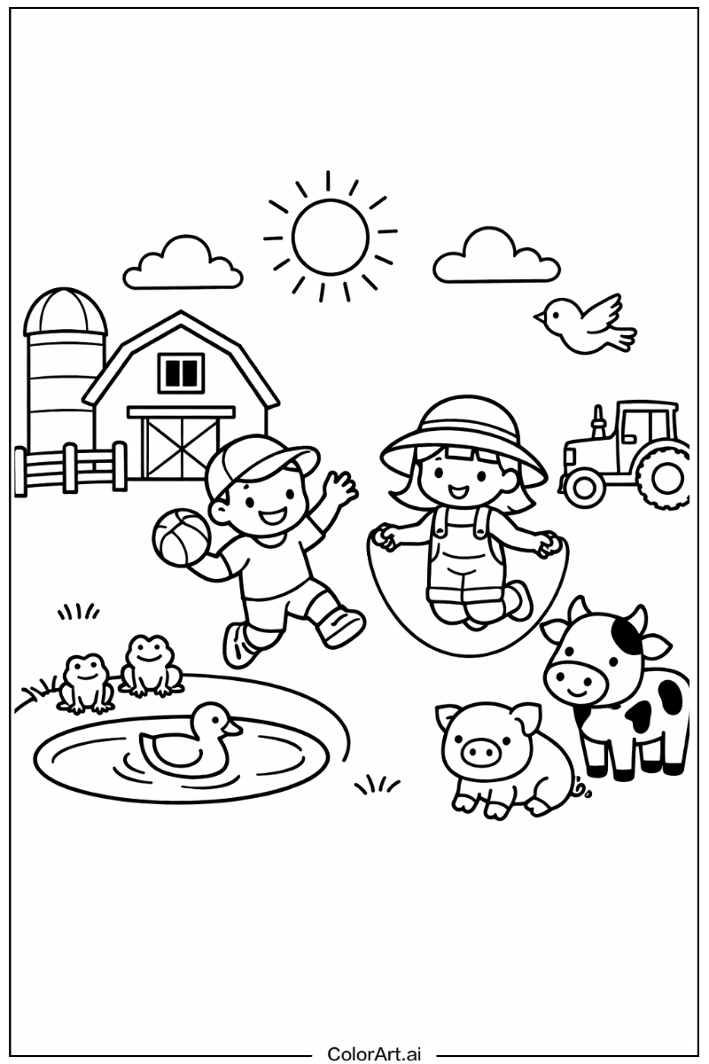 farm Playing Outside 5