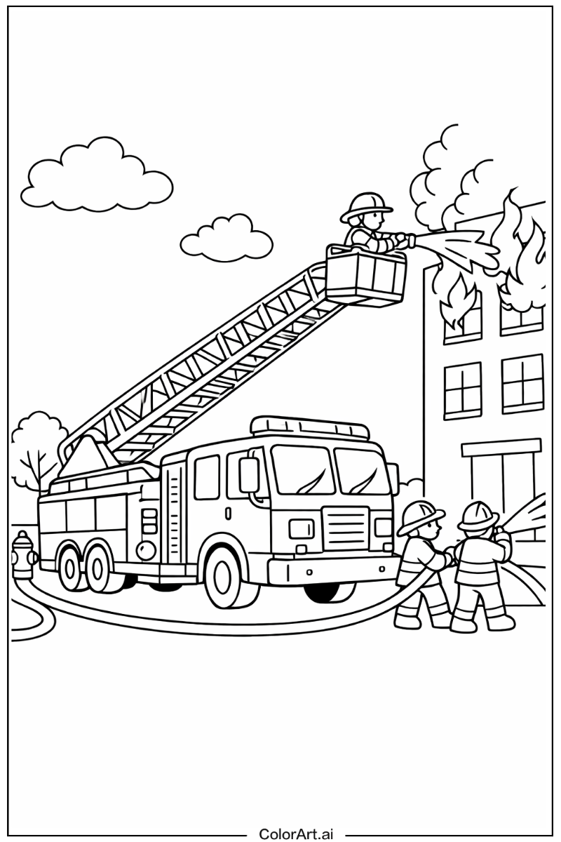 Ladder truck Fire truck Design