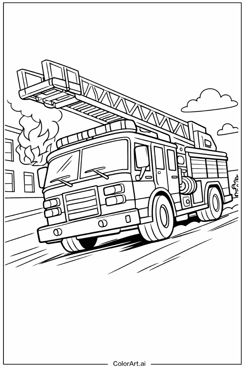 Dynamic angle Fire truck Design