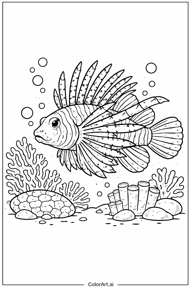 Lionfish Fish Scene