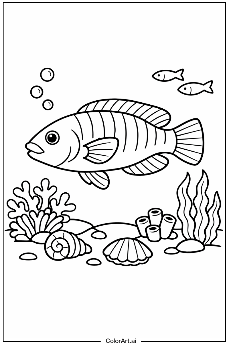 Fish with Wrasse Theme