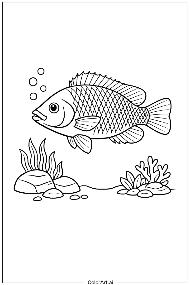 Fish with Tilapia Theme