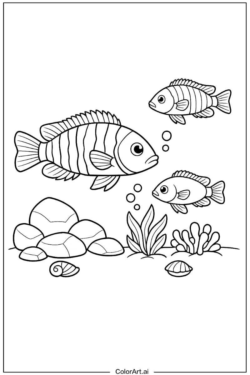 Cichlid Fish Design