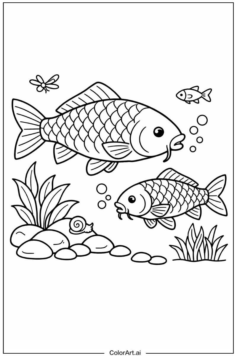 Carp Fish Scene