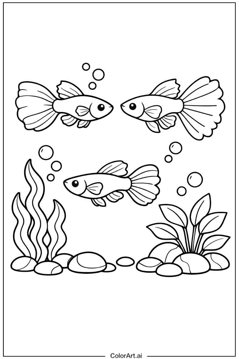 Guppy Fish Design