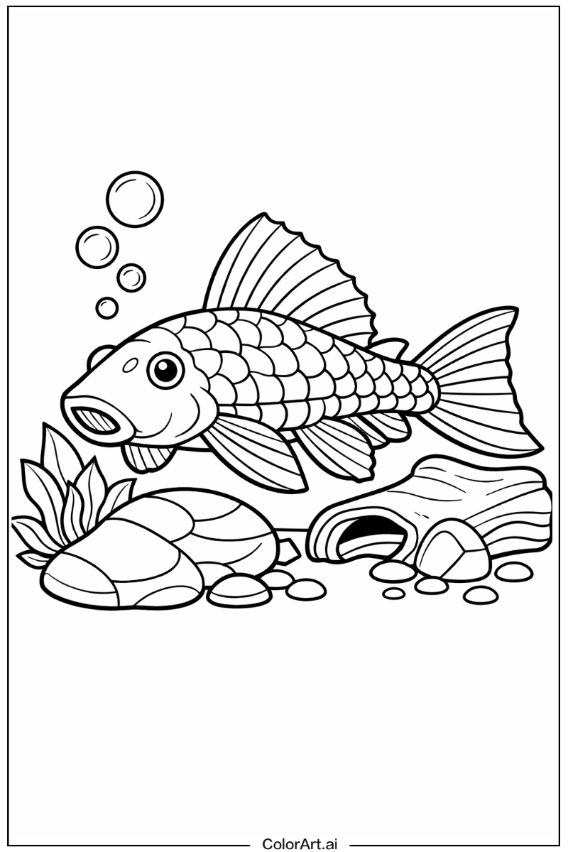 Pleco Fish Design