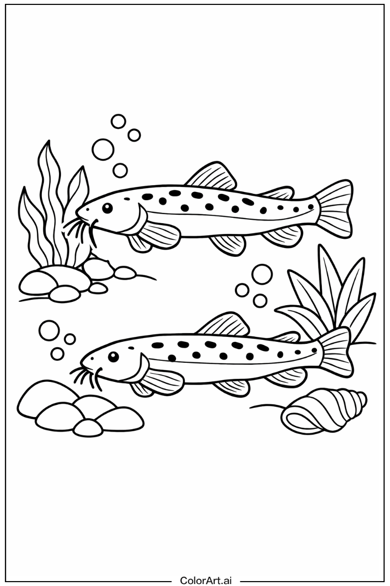 Loach Fish Scene