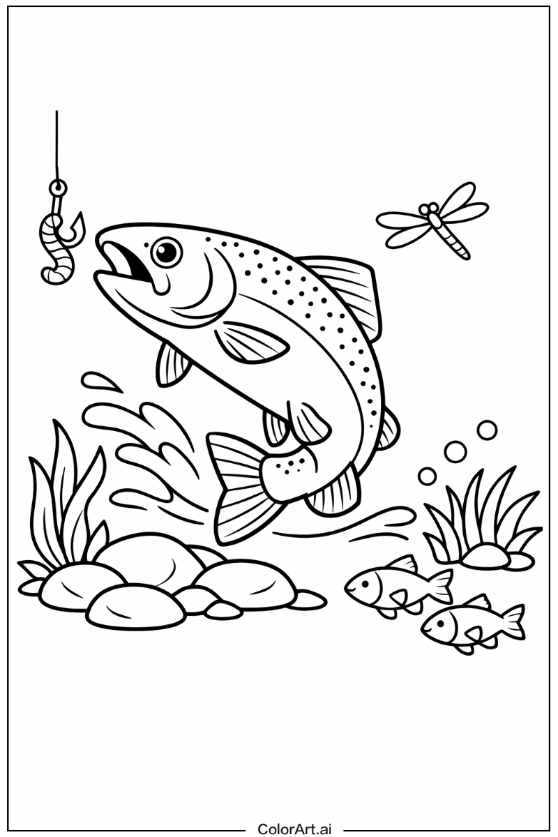 Trout Fish Design