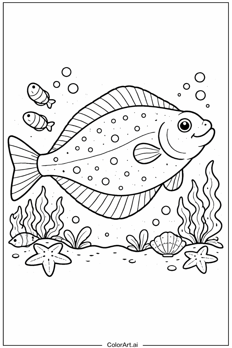 Halibut Fish Design