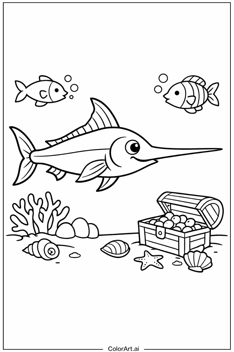 Swordfish Fish Design