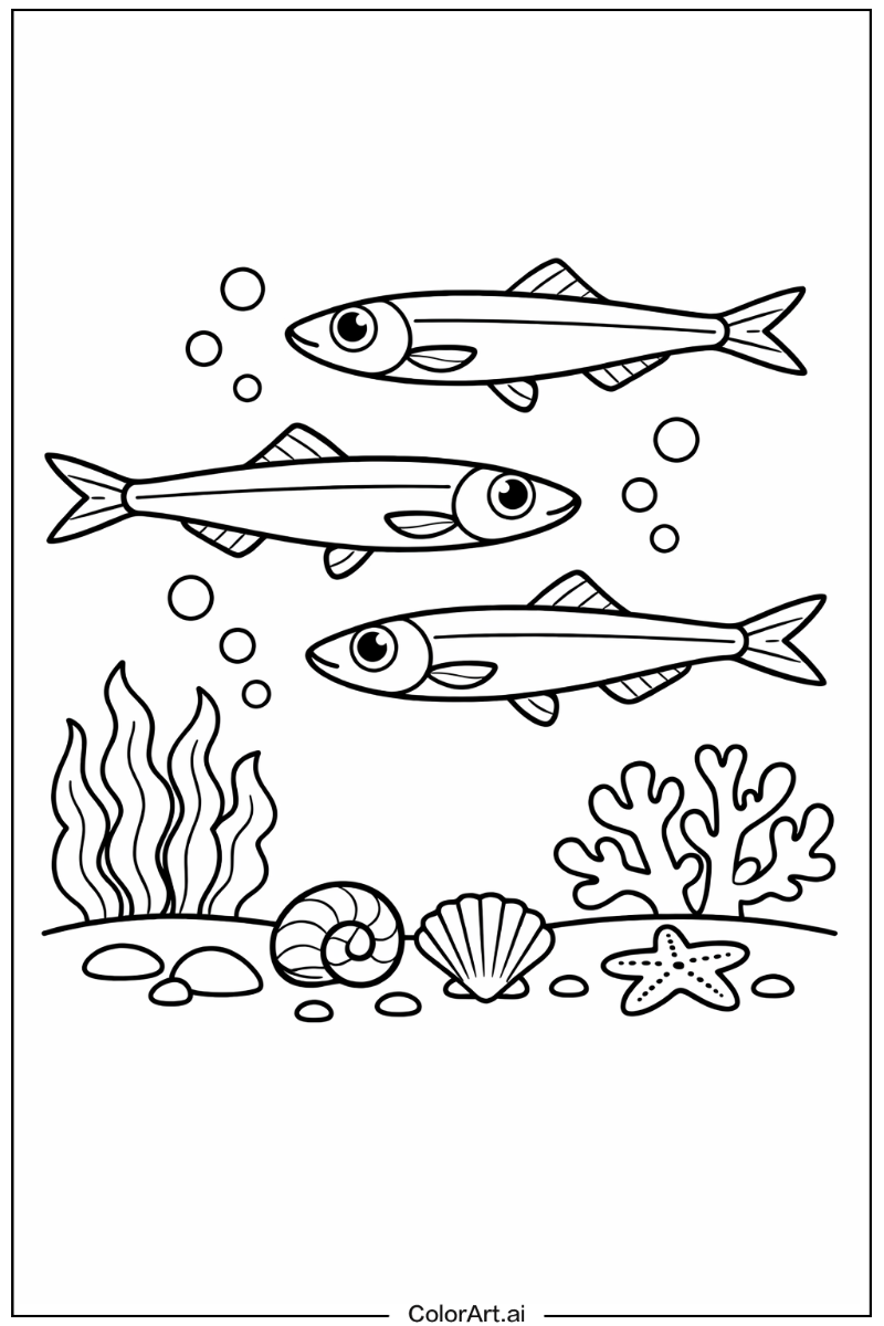 Anchovy Fish Scene