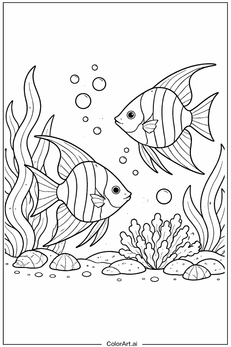 Angelfish Fish Design