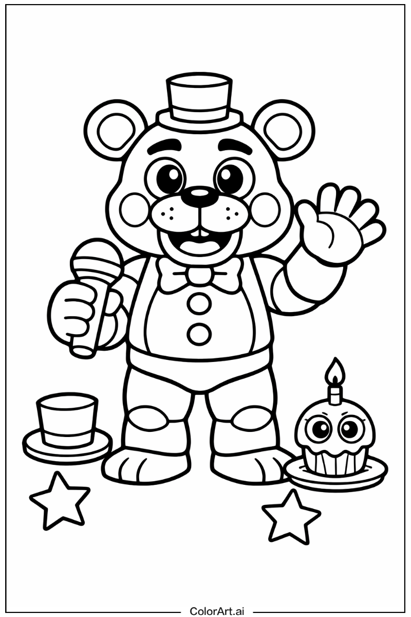 Toy freddy Five nights at freddy's Design