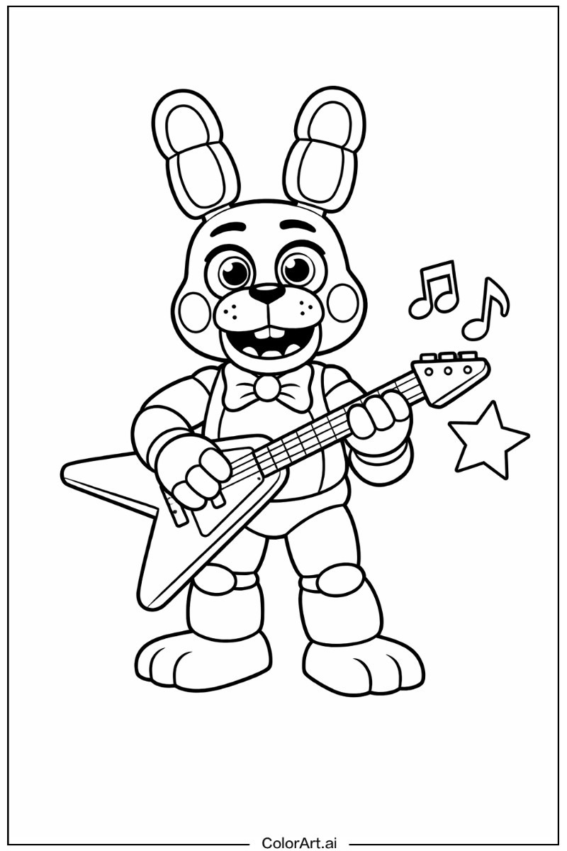 Toy bonnie Five nights at freddy's Scene