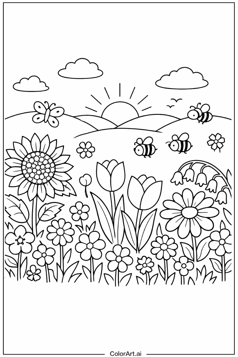 Floral with Flowers Theme