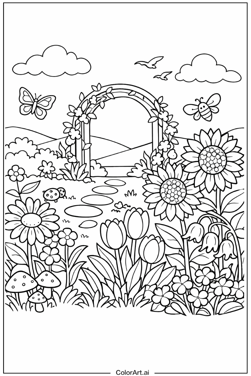 Floral in Flower Garden 2