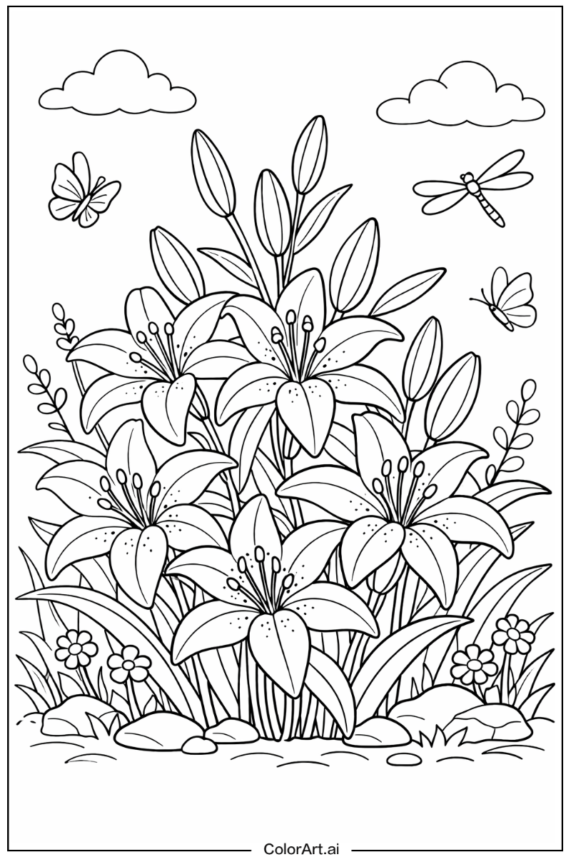 Lilies Floral Design 2