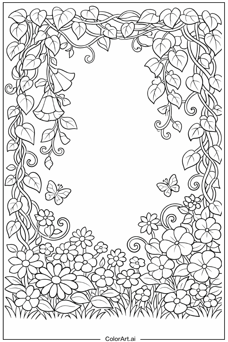 Vines Floral Design 2