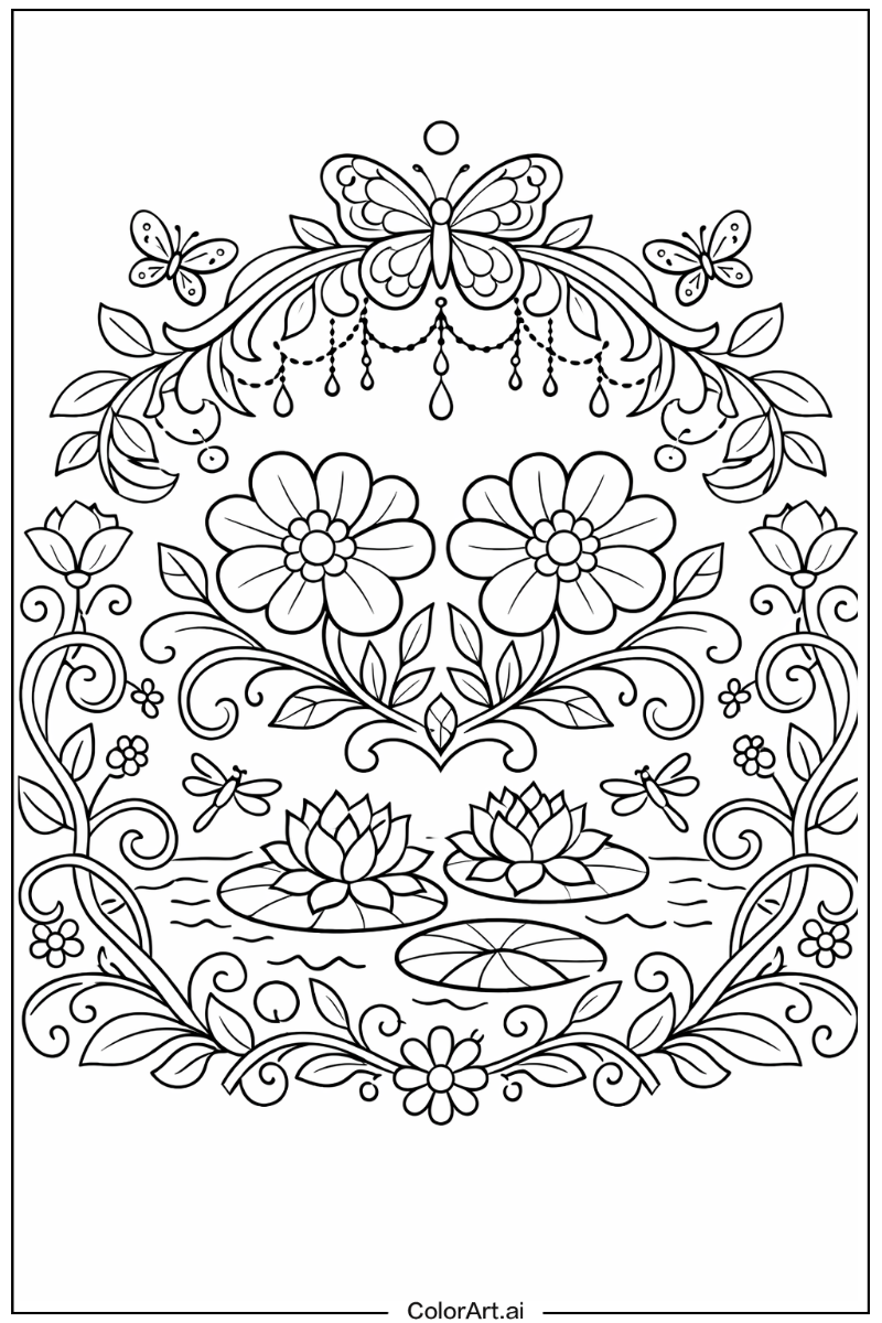 Floral with Ornamental Theme 2