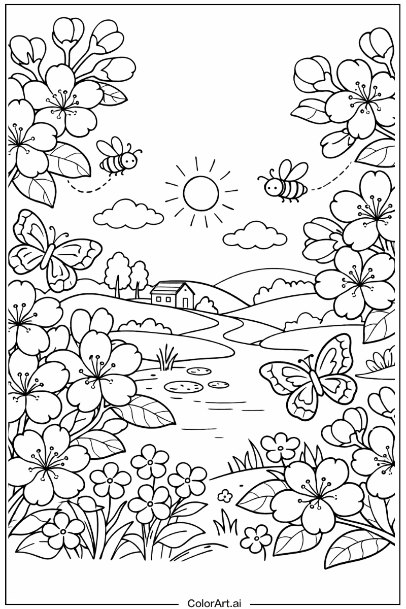 Floral with Blossom Theme