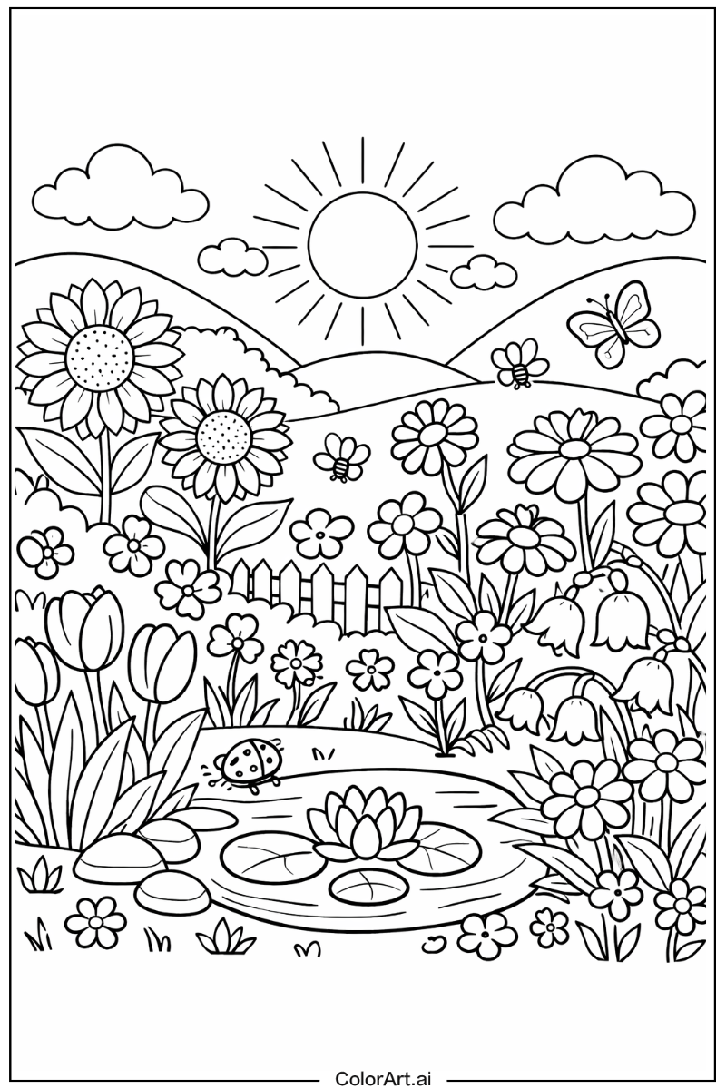 Floral with Floral design Theme