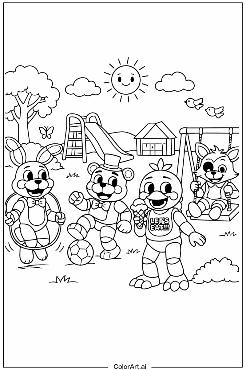 Fnaf Playing Outside 2