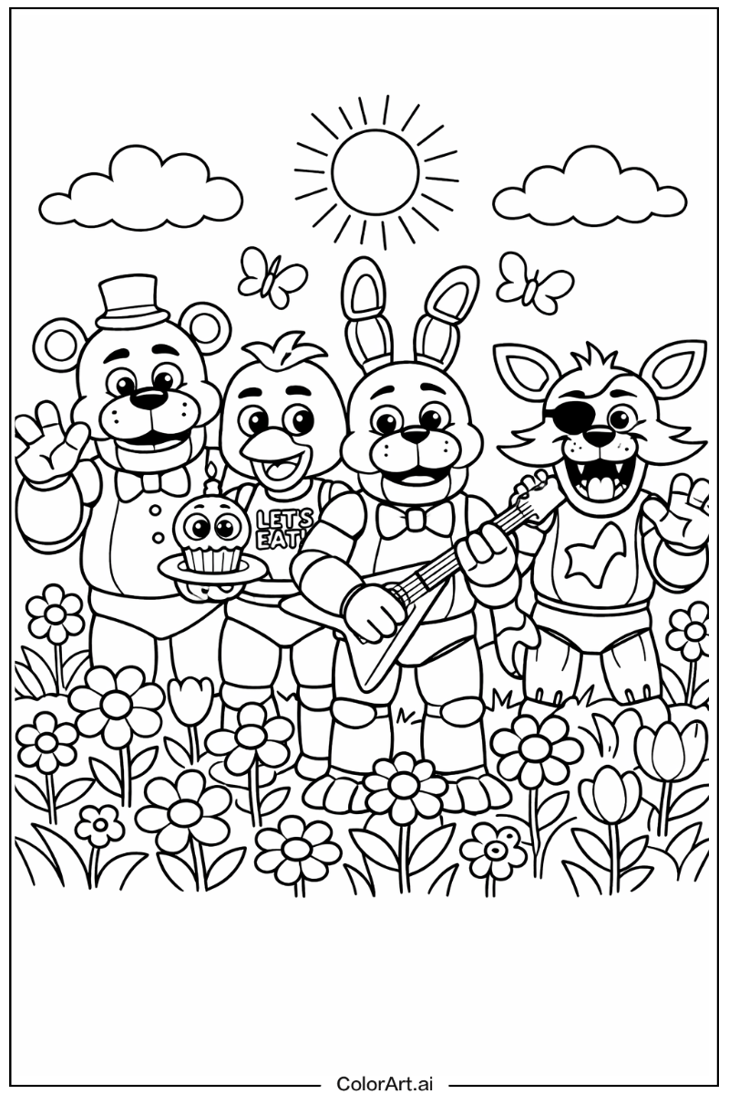 Fnaf in a Garden 3