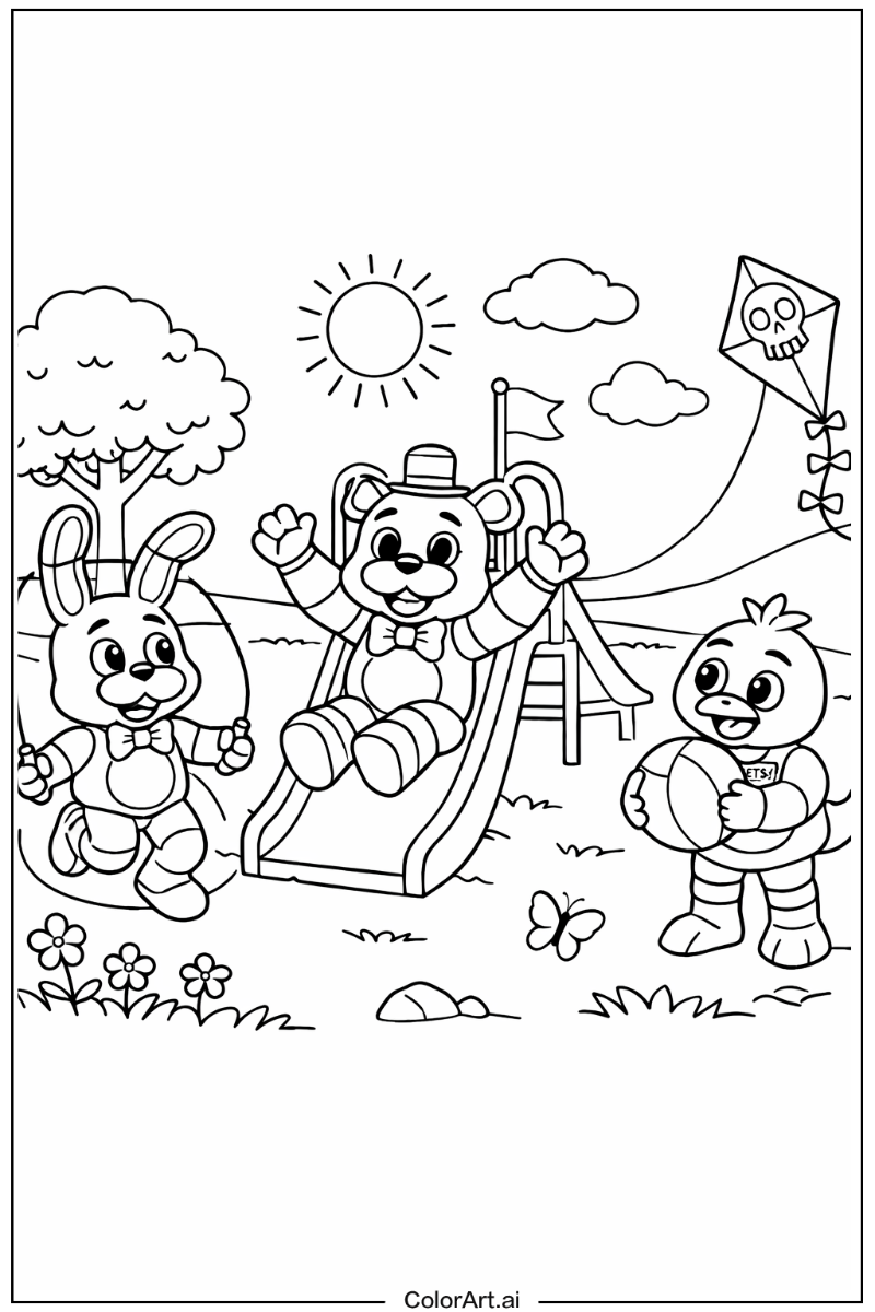 Fnaf Playing Outside 3