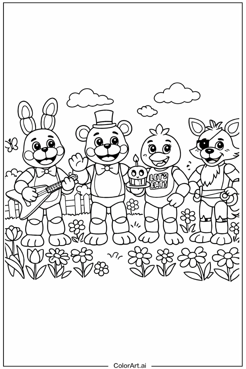 Fnaf in a Garden 5