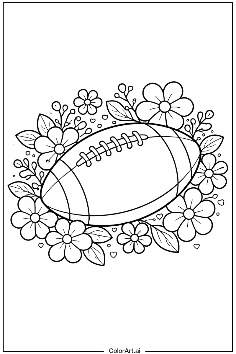 Football with Flowers 2