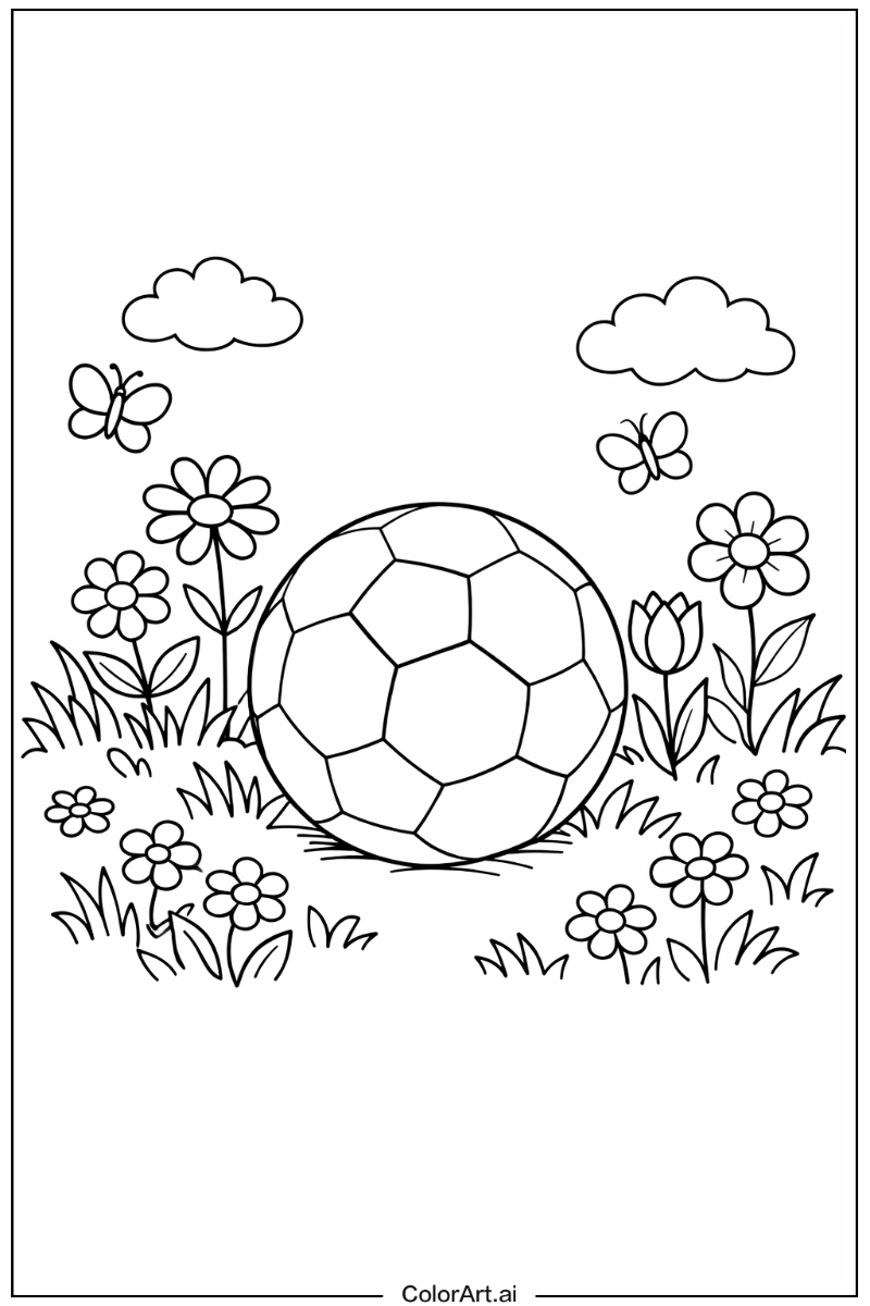 Football in a Garden 4