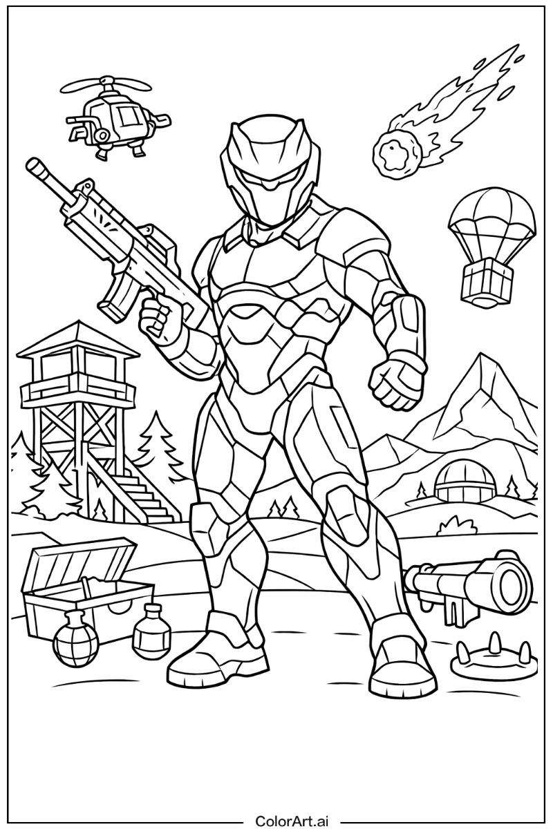 Fortnite with Omega Theme