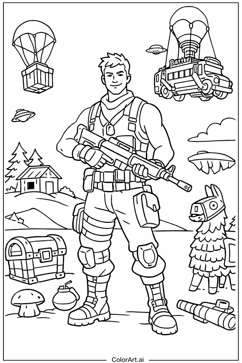 Fortnite with Jonesy Theme