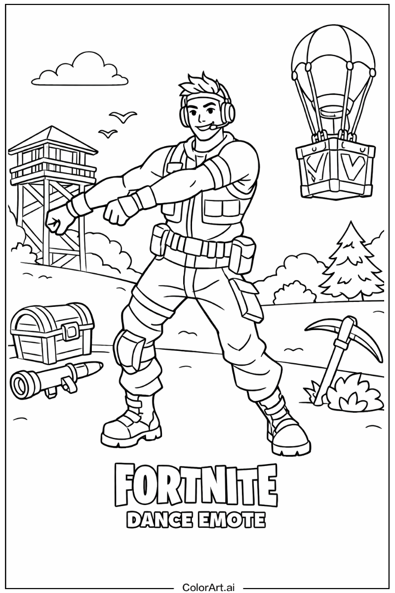 Dance emote Fortnite Design