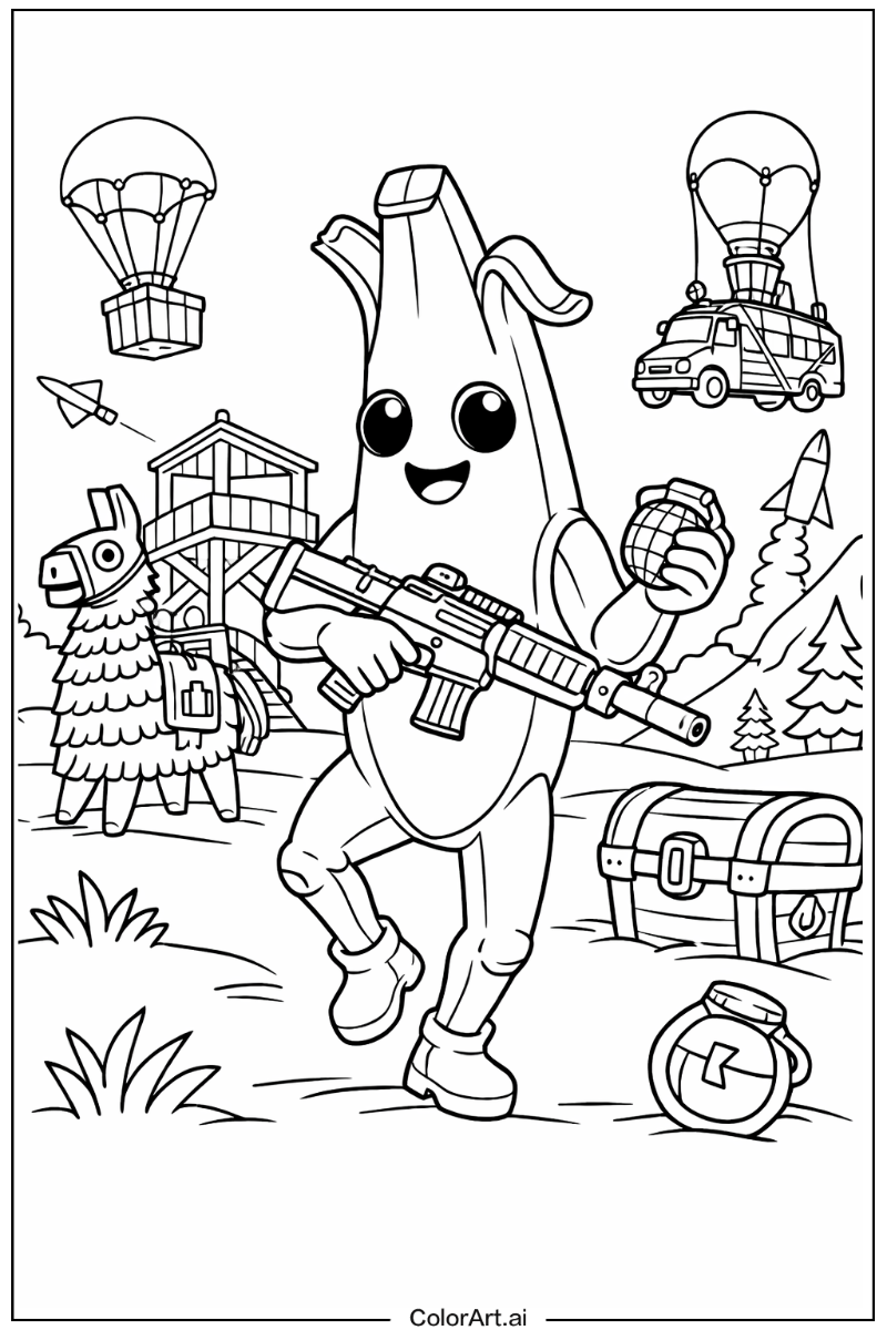 Peely Fortnite Design