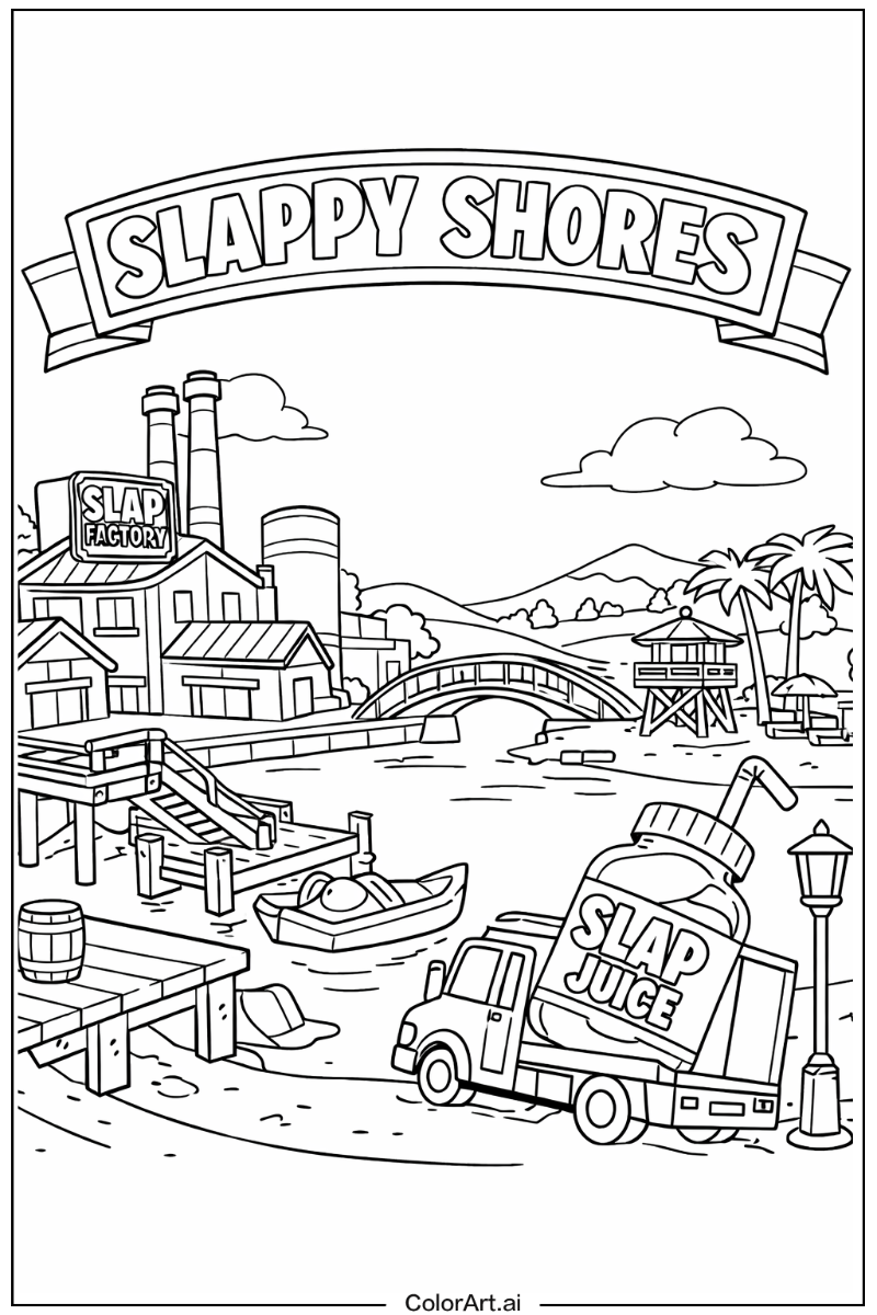 Slappy shores Fortnite Design